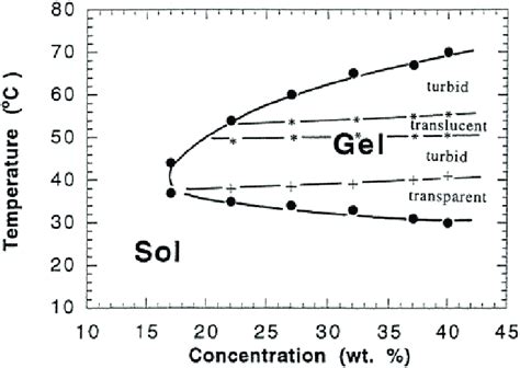 A Representative Phase Diagram Of Peg Plga Peg Triblock Copolymer