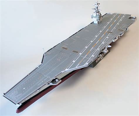 Uss Gerald R Ford Cvn Papercraft Model Scale