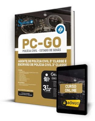 Faça o Download Apostila PC GO Agente de Polícia Civil 3ª Classe e