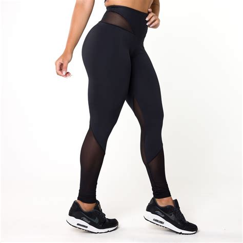 Calça Legging Preta Tule Cindy Avvi