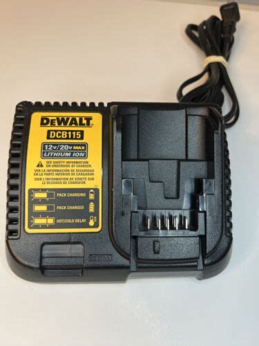 Dewalt Dcb115 12 20v Max Battery Charger Black Ebay