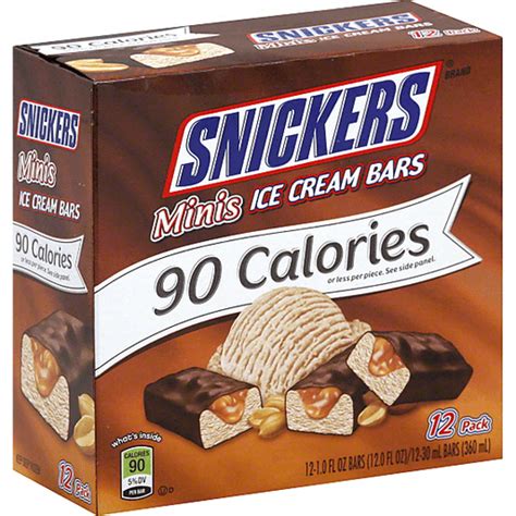 Snickers® Minis Ice Cream Bars 12 Ct Box Sandwiches And Bars Chief Markets