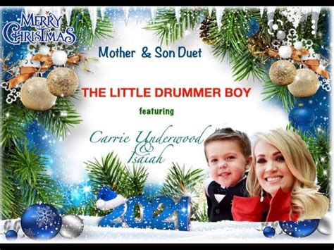 Mother & Son Duet CHRISTMAS SONG - Carrie Underwood & Son Isaiah - HE ...