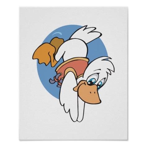 Diving Duck Poster Custom Posters Duck Prints