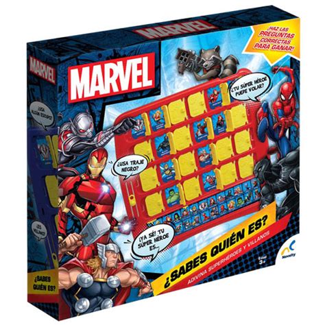 Juego de Mesa Novelty Sabes Quién Es Marvel Papelería Lumen