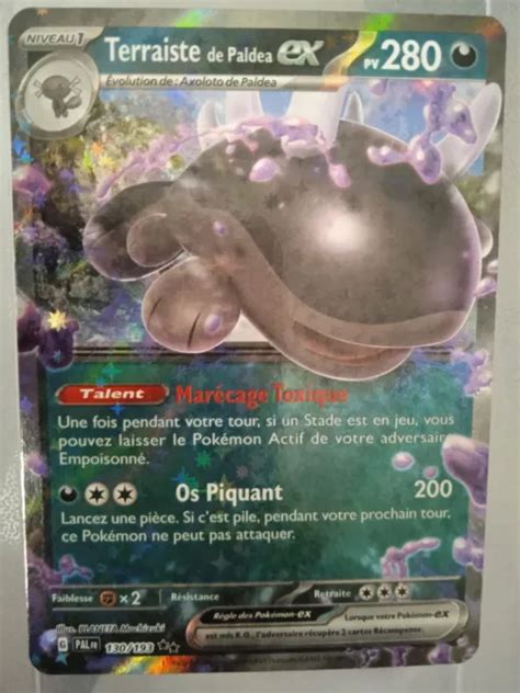 CARTE POKÉMON TERRAISTE de Paldéa EX 130 193 Evolutions à Paldea EUR 2