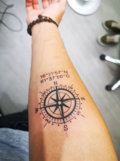 Compass Tattoo Forearm Forearm Tattoos Arm Band Tattoo Couple