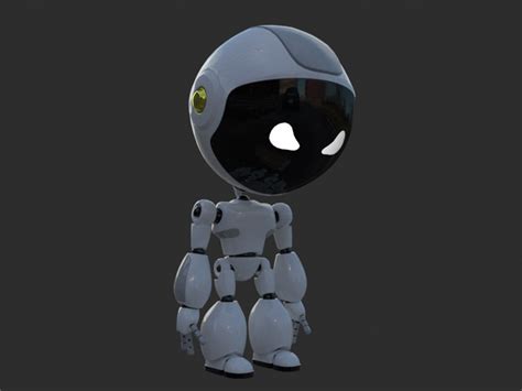 Robot B Pedo Surcoreano Method Modelo D Vray Modelo D Obj