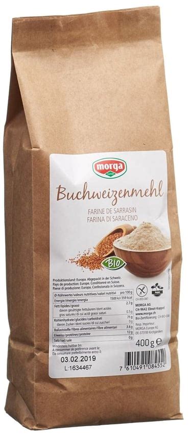 Morga Buchweizenmehl Bio Glutenfrei Btl G Sun Store Apotheke