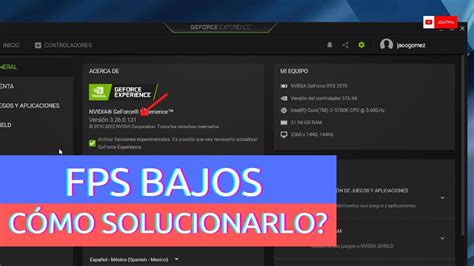 Problemas En Nvidia GeForce Experience Causan FPS Bajos En Windows 11