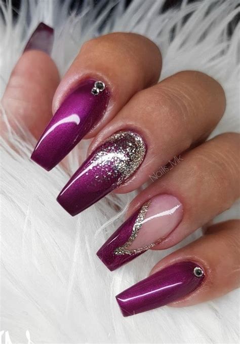 Top 24 Plum Color Nail Designs You Cant Miss In 2024