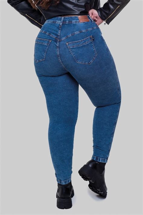 Cal A Jeans Cigarrete Hot Pants Empina Bumbum Gera O Moderna