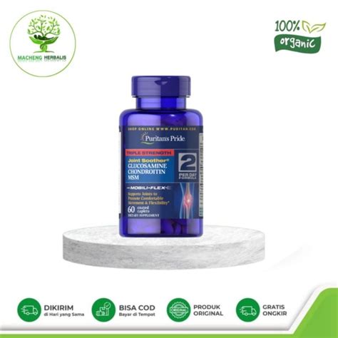 Jual Puritans Pride Glucosamine Chondroitin And Msm Joint Soother 60