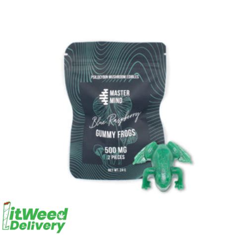 Mastermind Shroom Gummy Frogs 2 X 500mg Lit Weed Delivery