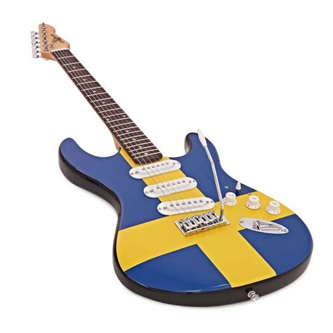 Disc La Electric Guitar Complete Pack Swedish Flag At Gear Music