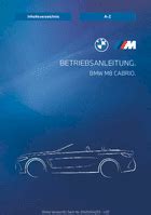 Bmw M Convertible Betriebsanleitung Pdf Manual Pages