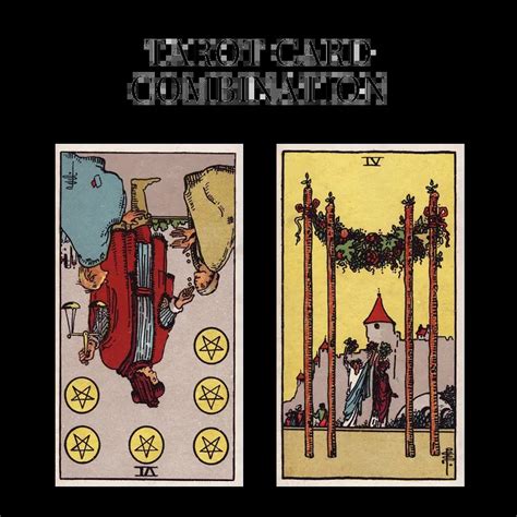 Six Of Pentacles Reversed AND Four Of Wands