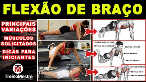 Flexão de braço Como fazer variações e benefícios YouTube