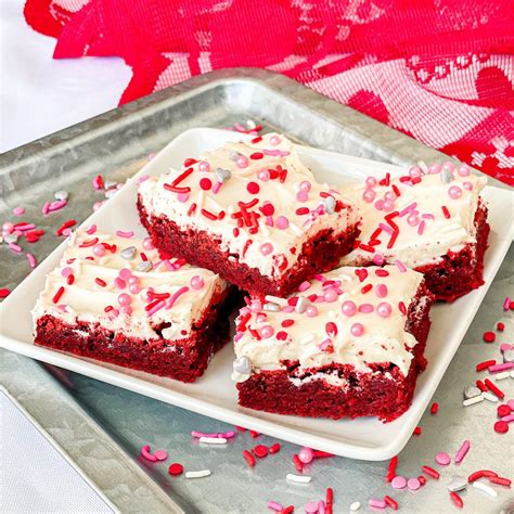 Red Velvet Brownies With Cream Cheese Frosting Charlotte Shares