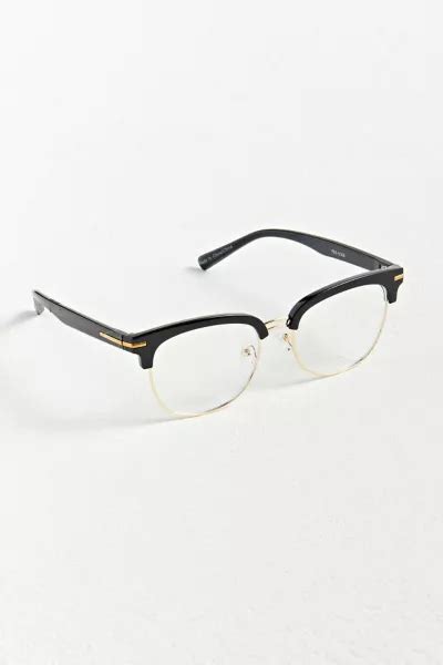 Colin Half Frame Blue Light Glasses Urban Outfitters