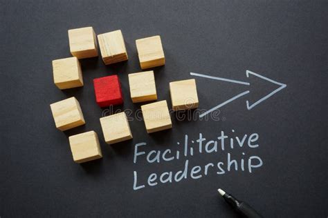 Blocks With One As The Leader Next To The Label Facilitative Leadership