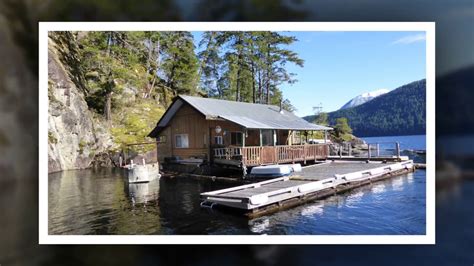 Floating Cabin On Powell Lake Youtube