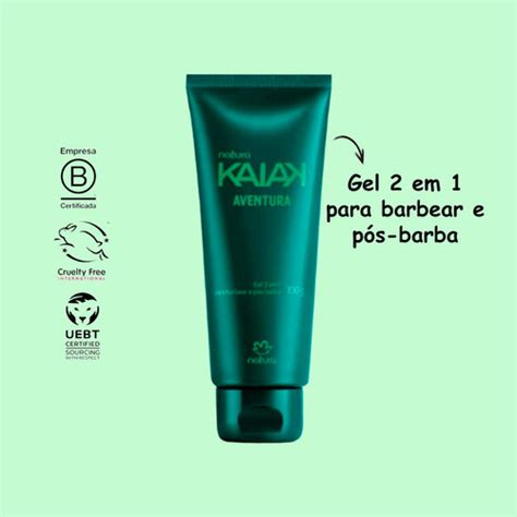 Kaiak Aventura Gel Em Para Barbear E P S Barba Natura Mercadolivre