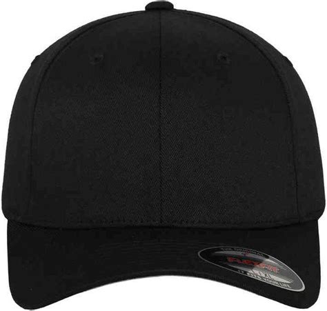 Flexfit Wooly Combed Cap Black Sm