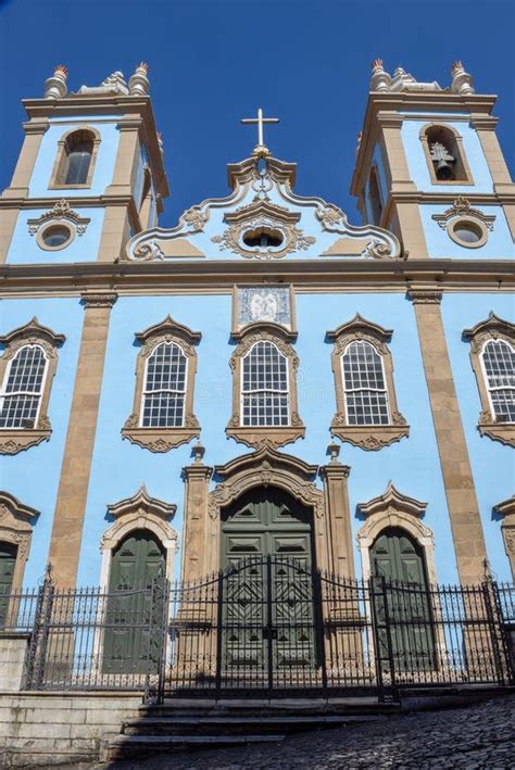 Nossa Senhora Do Rosario Dos Pretos Church On Salvador In Brasil Stock