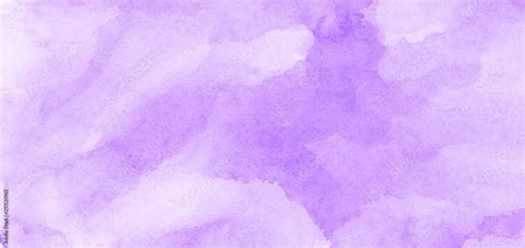 Vintage Light Purple Watercolor Paint Hand Drawn Illustration With