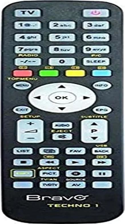 Bravo Telecomando Programmabile Techno Tv Vcr Dvd Dtt Banco