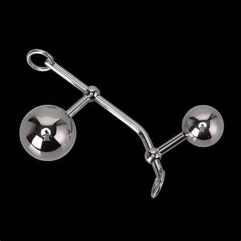 Bdsm Sex Stainless Steel Female Double Chastity Ball Female Hook