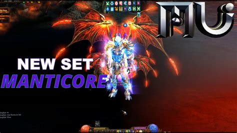 NEW MANTICORE SET Mu Online Season 16 YouTube