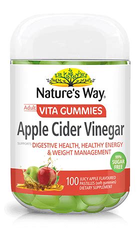 Apple Cider Vinegar Gummies Nature S Way Vitamins Superfoods