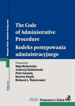 Kodeks postępowania administracyjnego The Code of Administrative