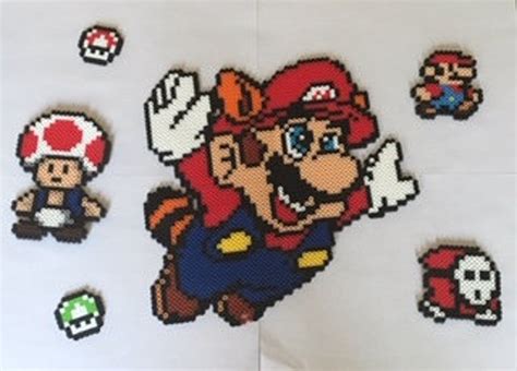 Mario Brothers Perler Bead Sprites Etsy