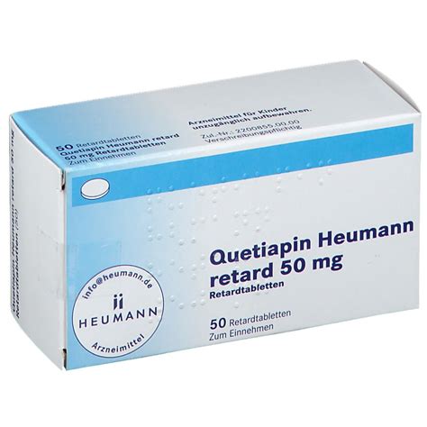 Quetiapin Heumann Retard Mg Retard St Mit Dem E Rezept Kaufen