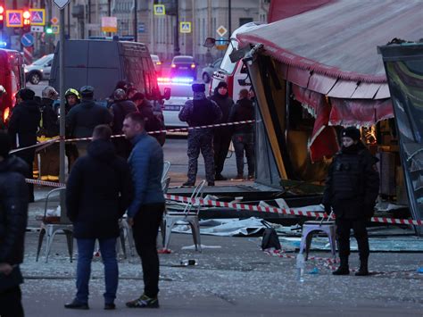 Russian Military Blogger Killed In St Petersburg Cafe Blast Russia