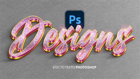 Como Hacer Texto D En Photoshop Aprende Facil