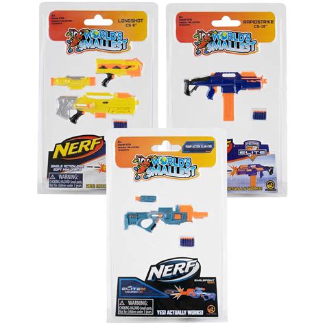 Worlds Smallest Nerf Gun Tiny Nerf Gun Blaster Off The Wagon Shop