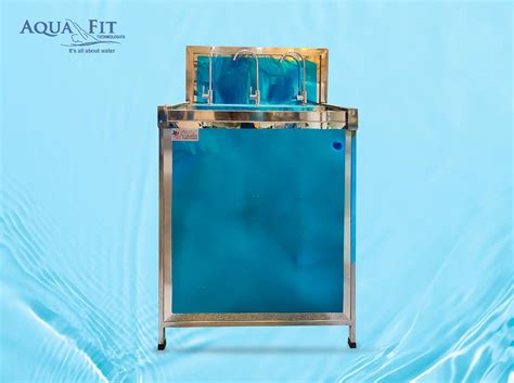 Water Cooling Dispenser 3 Taps Ss Cabinet Type Aquafit