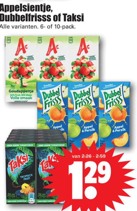 Taksi Fruitdrank Folder Aanbieding Bij Dirk Details