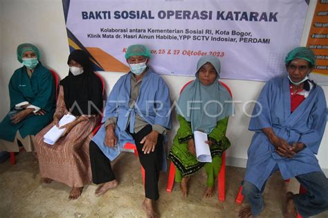 Bakti Sosial Operasi Katarak Di Bogor ANTARA Foto