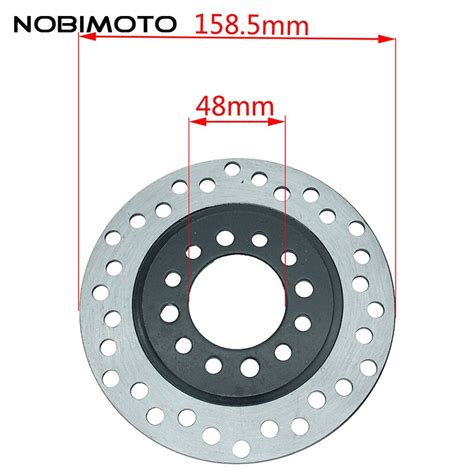 160mm 4 Furos Disco De Freio Traseiro Rotor Liga Alta Qualidade Disco