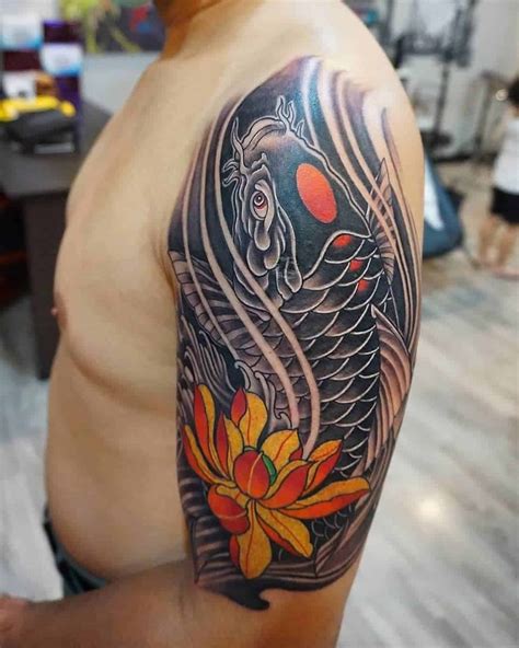 Koi Fish Tattoo Designs And The Meaning Behind Them Koi Tattoo