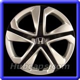 2016-2018 Honda Civic hubcap, 16 inch, Painted Silver with Black ...