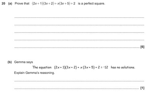 Gcse 9 1 Maths Simplifying Expressions Past Paper Questions Page 5 Of 7 Pi Academy