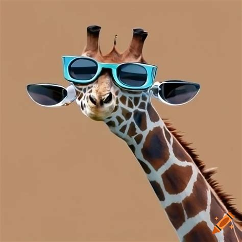 Cool Giraffe With Glasses Profile Picture On Craiyon