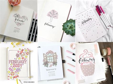 February Bullet Journal Ideas [2022 Update] - AnjaHome