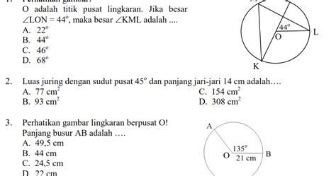 Persamaan Lingkaran Rumus Contoh Soal Bentuk Umum - Mobile Legends